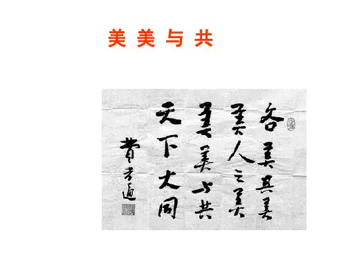 美美与共ppt1
