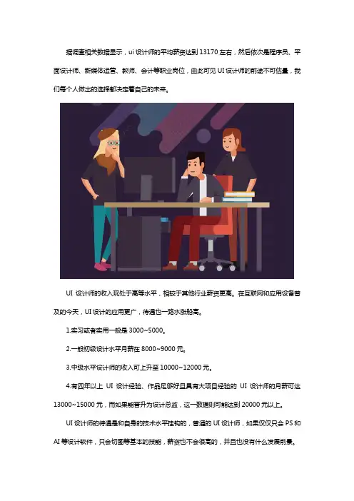 ui设计师平均工资多少