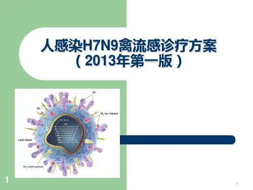 人感染H7N9禽流感诊疗方案(2013年)