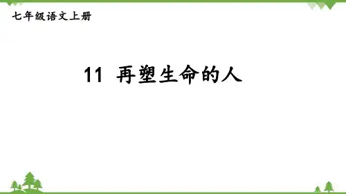 统编版语文七年级上册 11《再塑生命的人》课件(共35张PPT)