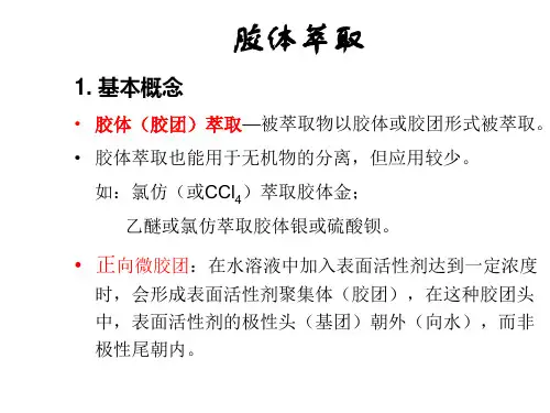 胶体萃取