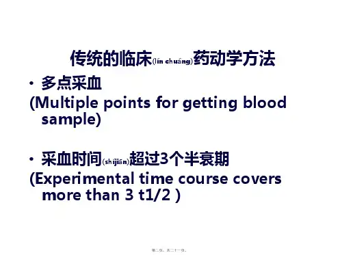 医学专题群体药代动力学精
