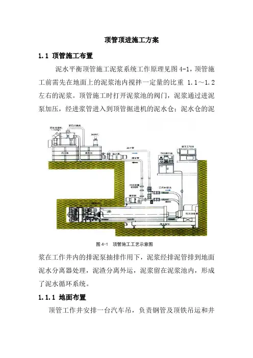 顶管顶进施工方案