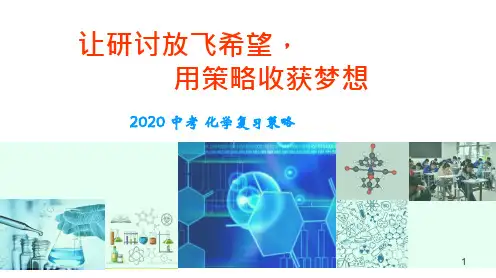 2020中考化学复习策略