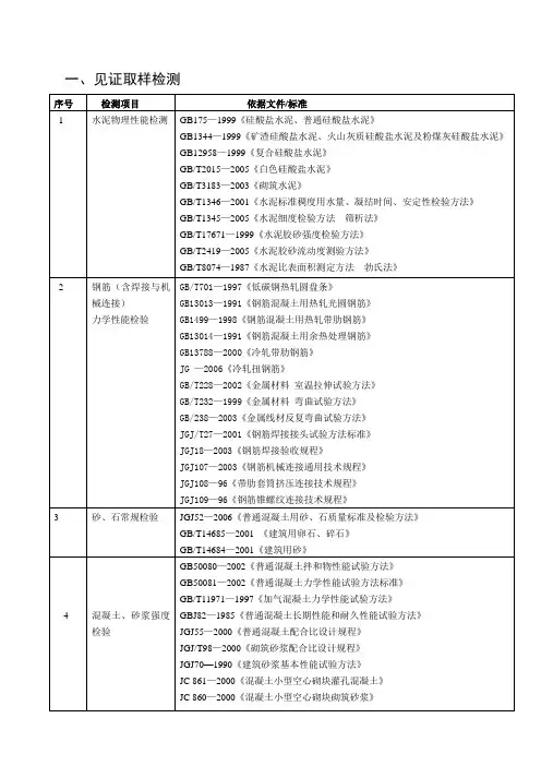 见证取样复查表