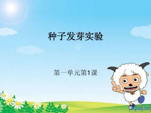五上科学L1种子发芽实验(一)