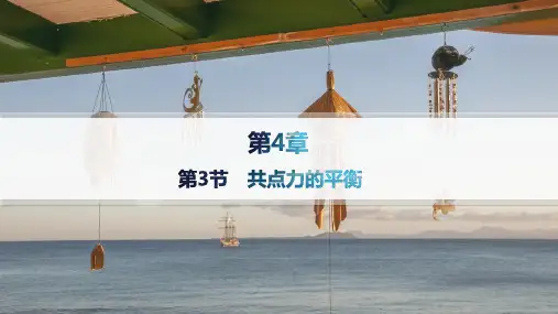 鲁科版高中物理必修第一册精品课件 第4章 力与平衡 第3节 共点力的平衡 (2)