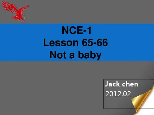 2024年新概念英语NCE1_lesson65-66(共18页)课件