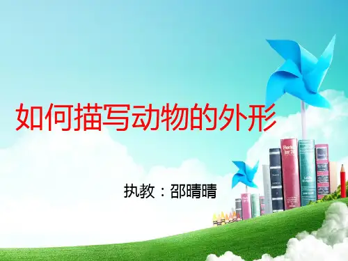 《如何描写动物外形》课件