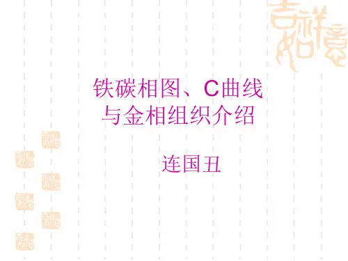 铁碳相图C曲线与金相组织介绍 课件