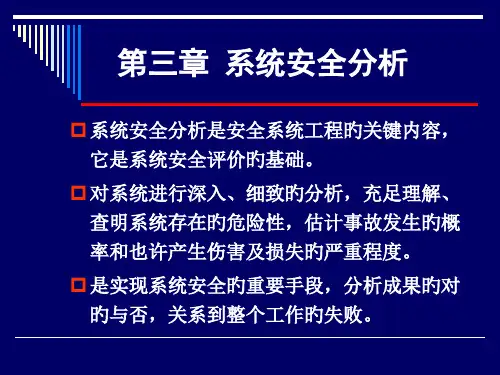 系统安全分析