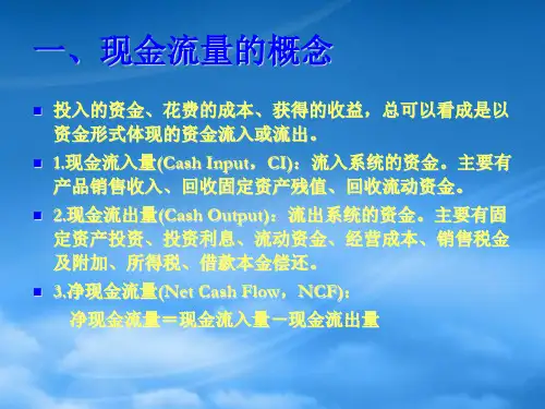 02现金流量与资金时间价值