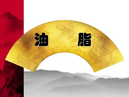 有机化学 油脂