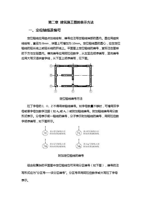 建筑施工图的表示方法 (1)