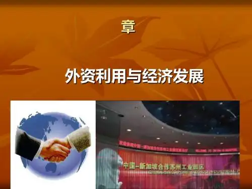 外资利用与经济发展概述(PPT 30张)