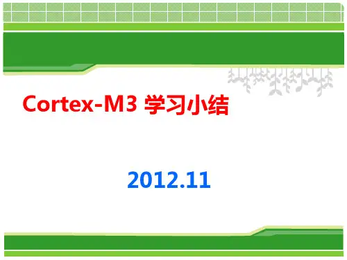 Cortex-M3学习小结ppt课件