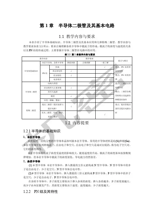 半导体二极管及其应用习题解答