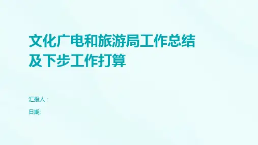 文化广电和旅游局工作总结及下步工作打算