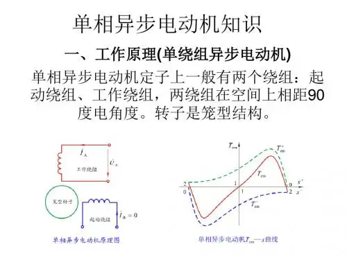 单相异步电动机知识