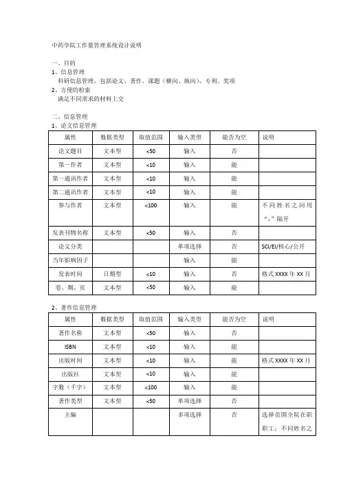 工作量统计管理系统