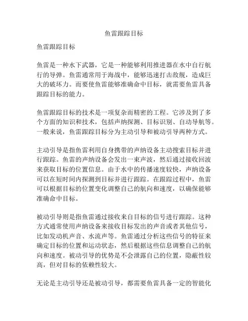 鱼雷跟踪目标