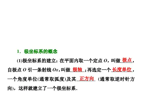 极坐标系 课件