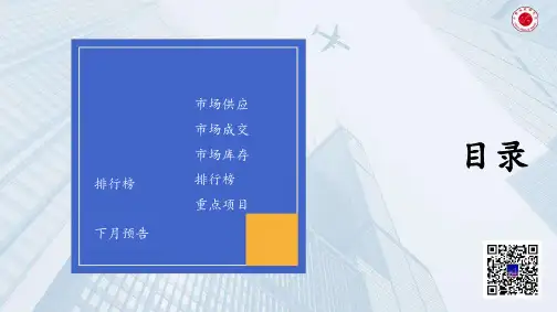 2019年07月杭州市场监测报告-房地产月报