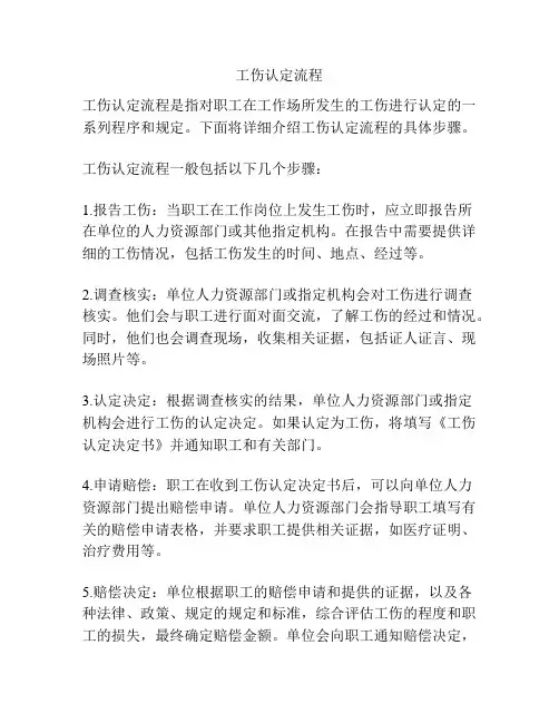 工伤认定流程