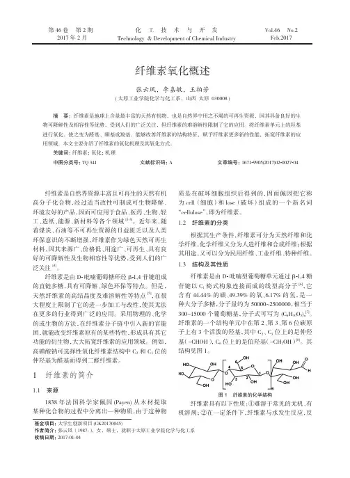 纤维素氧化概述