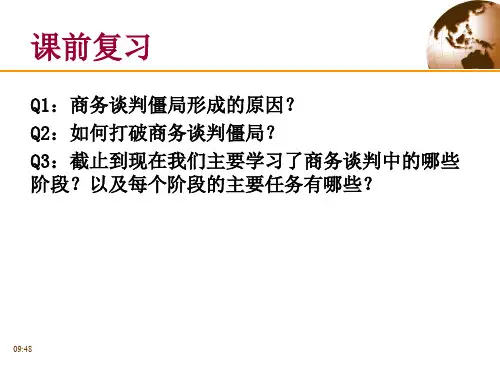 商务谈判终结PPT课件