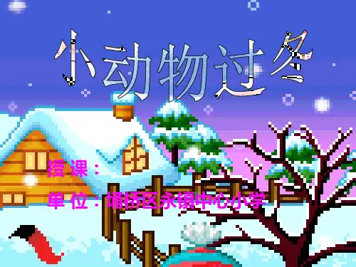 小动物过冬(正式版)PPT课件