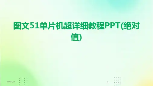 2024版图文51单片机超详细教程PPT(绝对值)