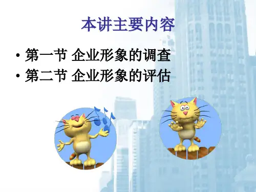 企业形象的调研与评估