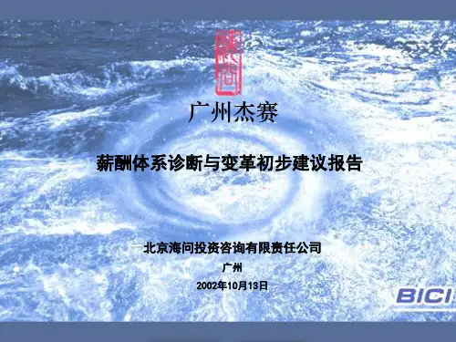 公司薪酬体系诊断报告