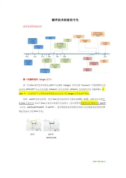 基因测序的前世今生（一代测序,二代测序,三代测序最详原理）