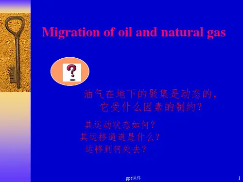 【经典油气技术讲座】油气运移规律PPT