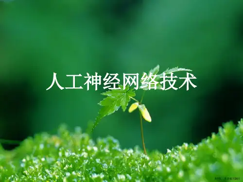 人工神经网络技术