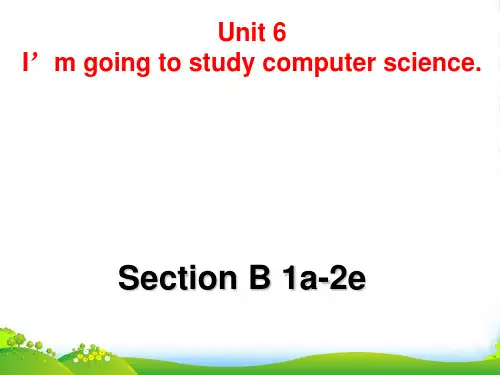 人教新目标初中英语八年级上Unit6 教学课件 Section B 1a2e(共45张)