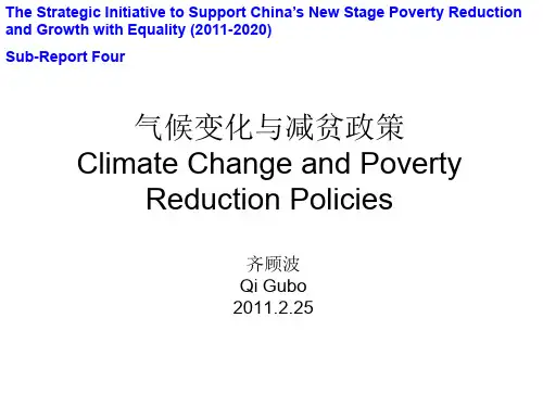 气候变化与减贫政策_Climate_Change_and_Poverty_Reduction_Policies
