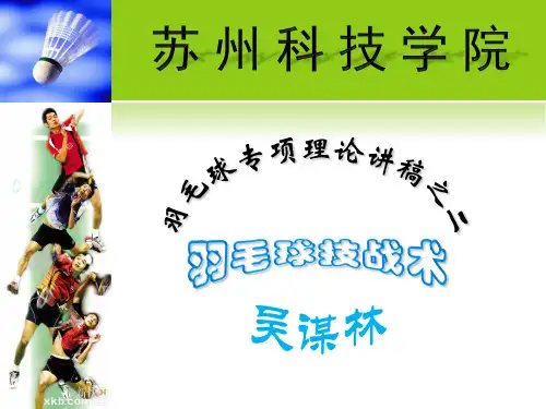 羽毛球技战术