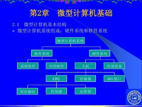 吉林大学远程教育课件 微机原理及应用 chap2