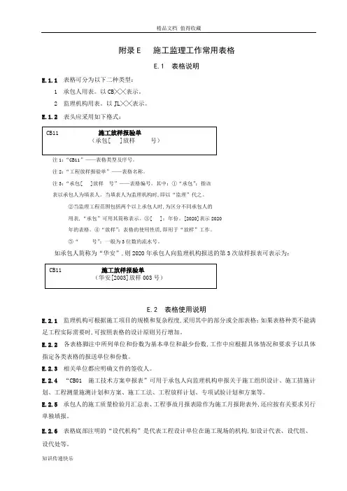水利工程建设项目施工监理规范(SL288-2020)