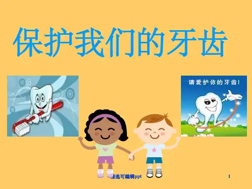 幼儿园大班健康《保护牙齿》.ppt