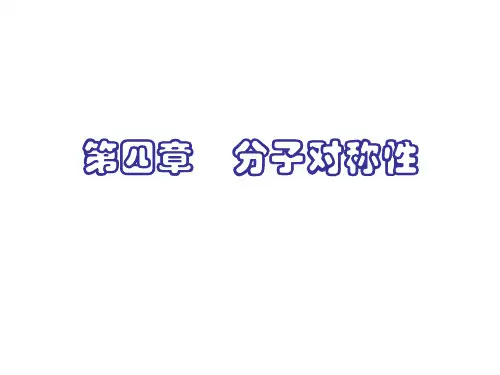 04分子对称性精品PPT课件