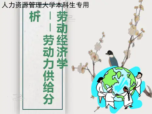劳动力供给分析