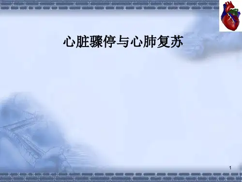 呼吸心跳骤停的处理及心肺复苏ppt课件