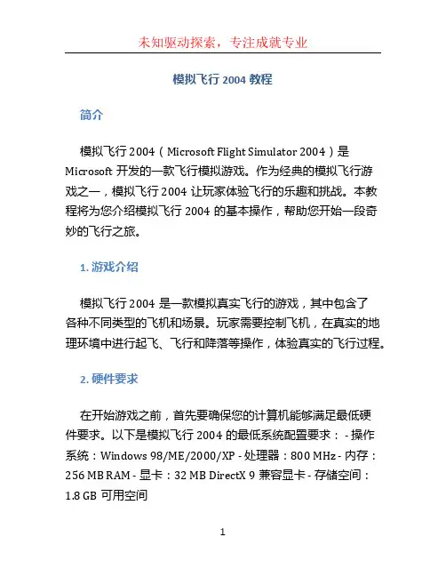 模拟飞行2004教程 (3)