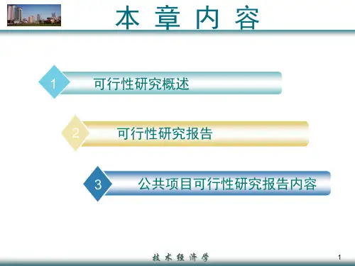 第八章--项目可行性研究PPT课件