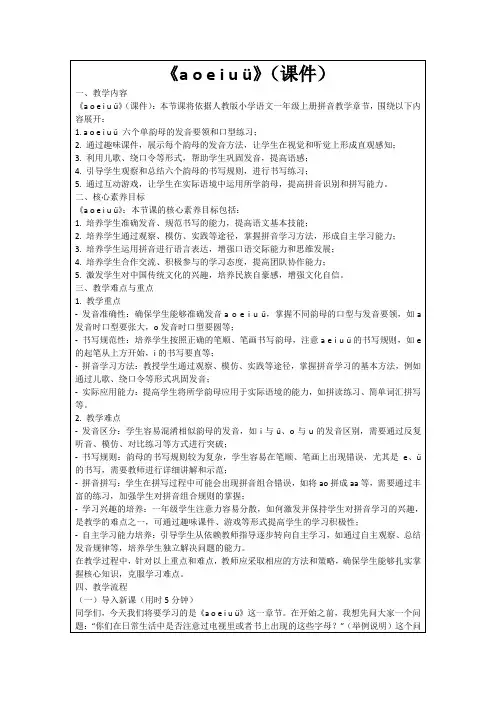《aoeiuü》(课件)