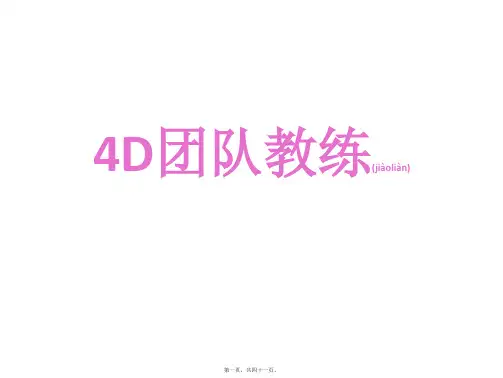 4D领导力(精品PPT)